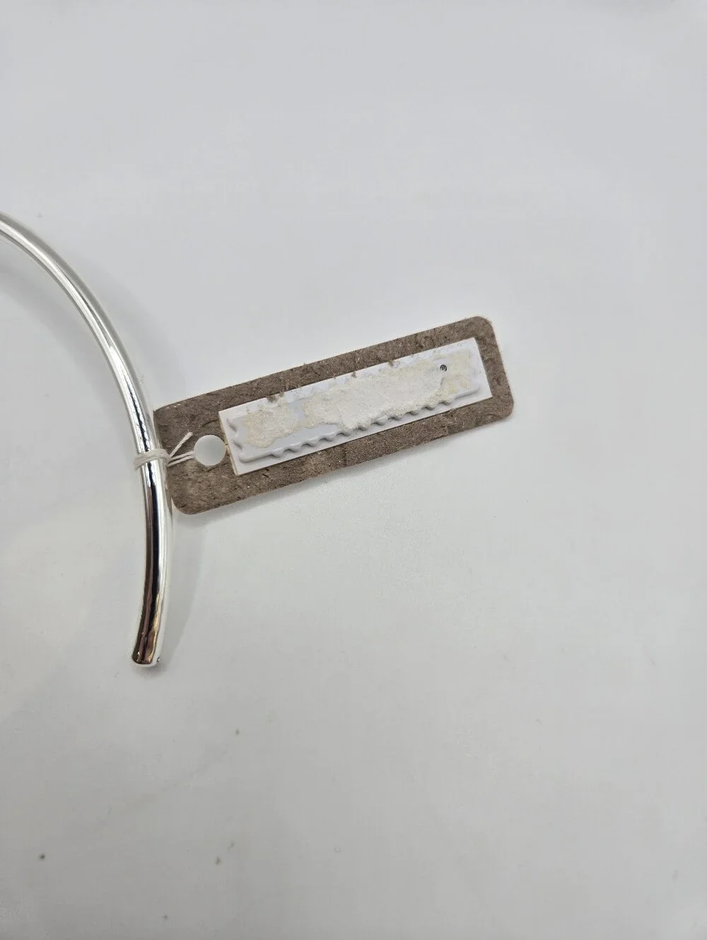 Madewell Silver Torque Wire Choker Necklace 16" Chunky Grunge Y2k NWT - Picture 7 of 7